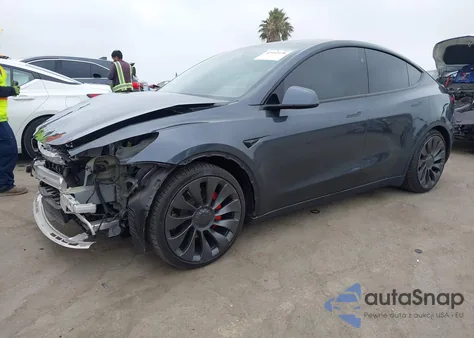 2023 Tesla Model Y Awd/Performance Dual Motor All-Wheel Drive from USA, damaged, VIN 7SAYGDEF5PF863538